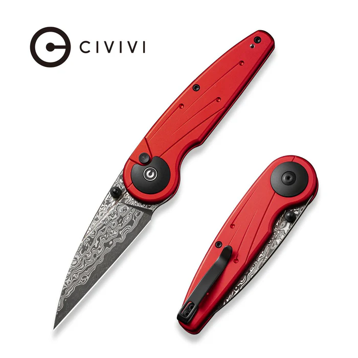 Civivi Starflare Button Lock Red