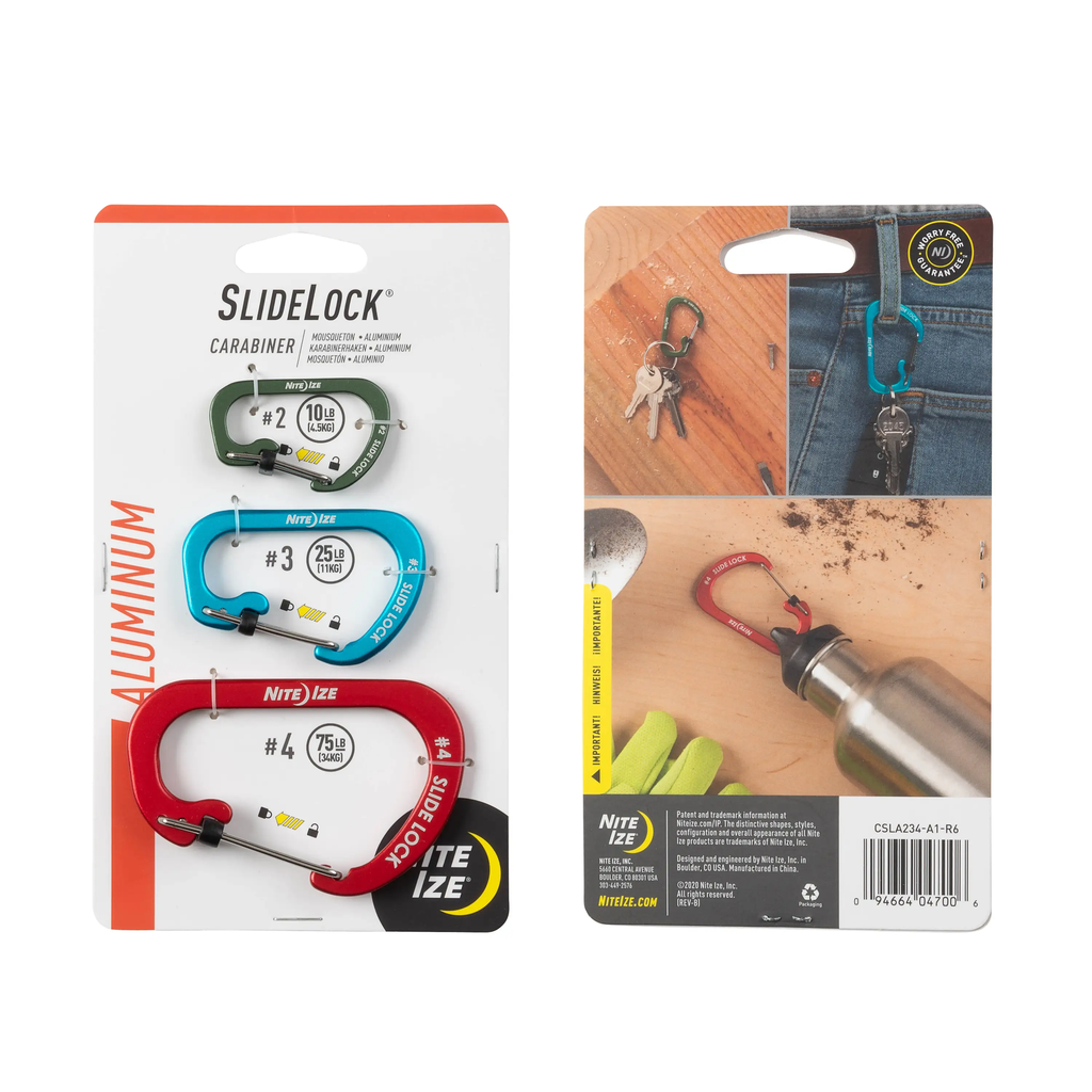 Nite Ize SlideLock® Carabiner Aluminum