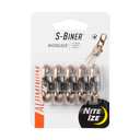 Nite Ize S-Biner® MicroLock® Aluminum- 5 Pack - Coyote