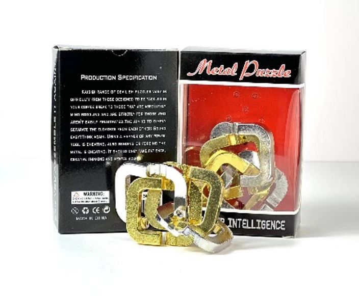 METAL PUZZLE BRAIN TEASER (12-3) 