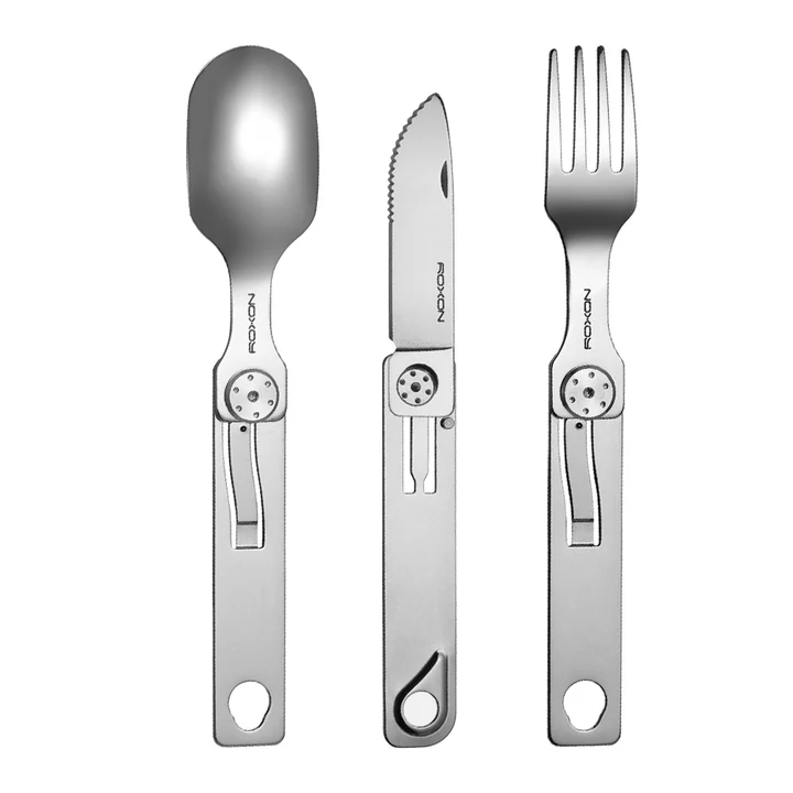 Roxon 3 in 1 Camping Utensil Set 