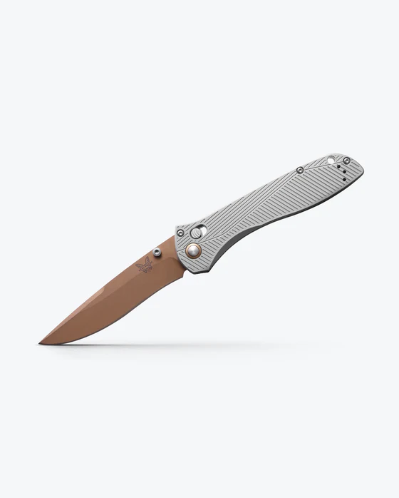 Benchmade Seven | Ten™ | Gray Aluminum | Recurve