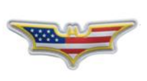 Tsno Batman US Flag - Full Color