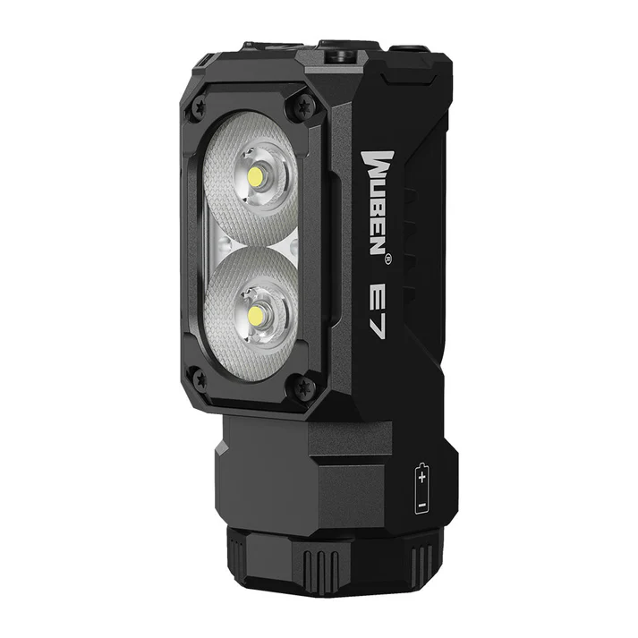 Wuben E7 Multi-functional EDC Flashlight 1800 Lumens- Black