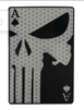 TSNO Reflective Poker A with Punisher Patch Black and White