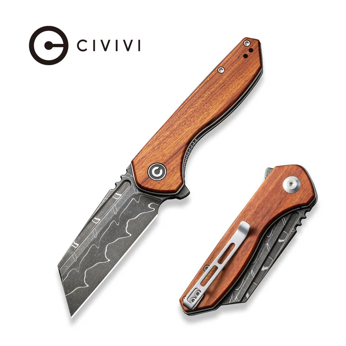 CIVIVI ExOne Flipper Knife Wood Handle
