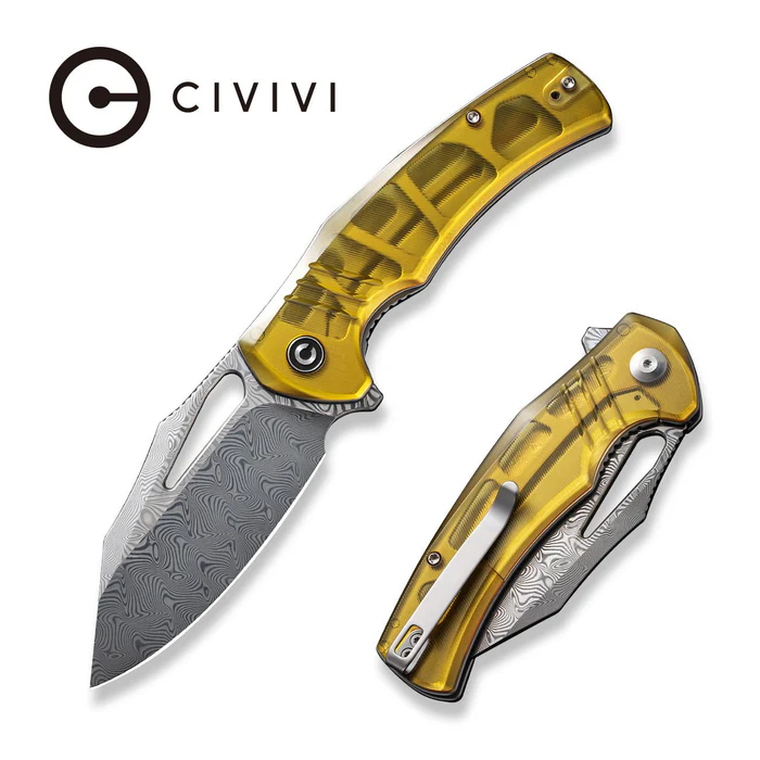 CIVIVI BullTusk Flipper & Thumb Hole Knife Ultem Handle