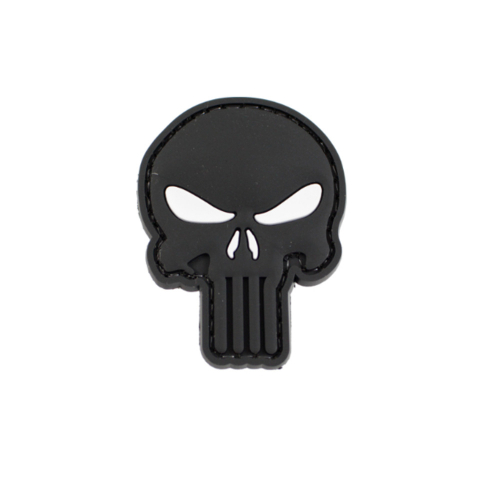 Tsno Punisher Cut Out PVC Patch White Eyes