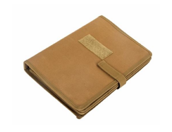 Tsno Patch Display Book with 5 sheets inside Tan