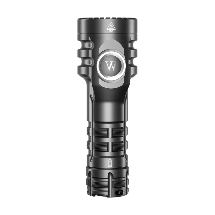 Wuben E6 Small Steel Cannon Strong Flashlight - 900 Lumen 