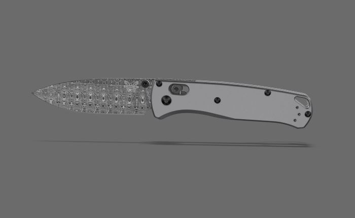 Benchmade Custom Bugout Damasteel + Titanium
