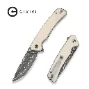 CIVIVI Merit Ivory G10 - Damascus Blade