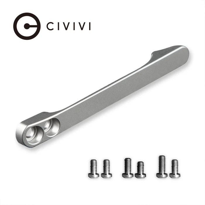 CIVIVI Titanium Pocket Clip with 6PCS Titanium screws 