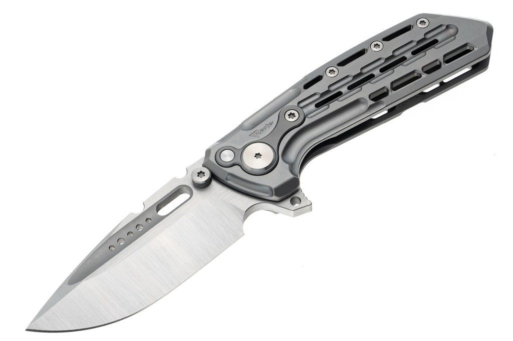 Reate Terminator TX228 - Bead Blasted Titanium - M390 Belt Satin Blade Limitid of 200