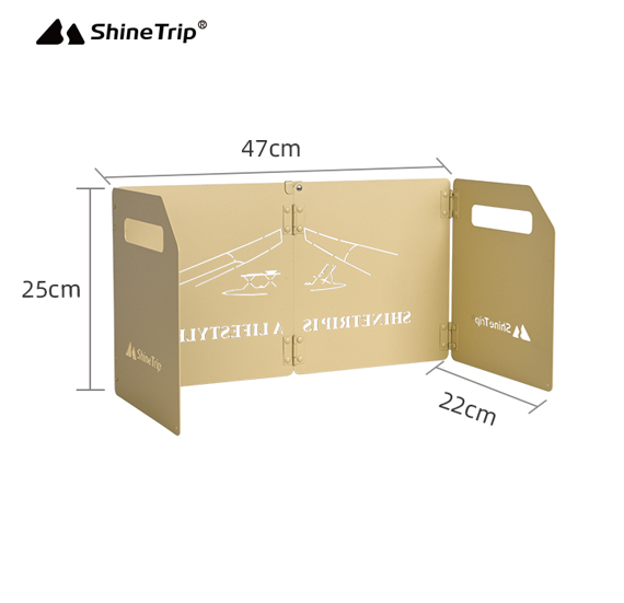 Shine trip Camping windshield Sand