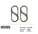 Shine trip tactical S buckle Small - Green