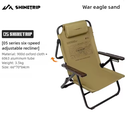 Shine trip six-gear adjustable recliner chair - Sand