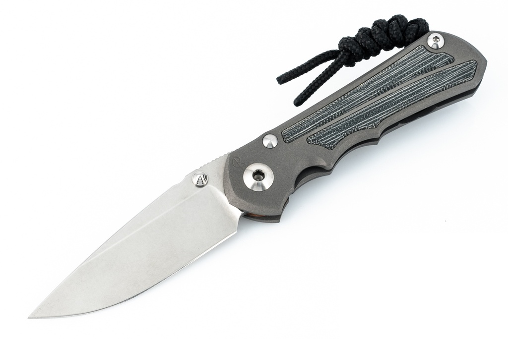 Chris Reeve Small Inkosi - Black Canvas Micarta Inlay