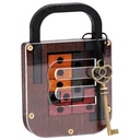 BRAIN PUZZLE Wood Lock