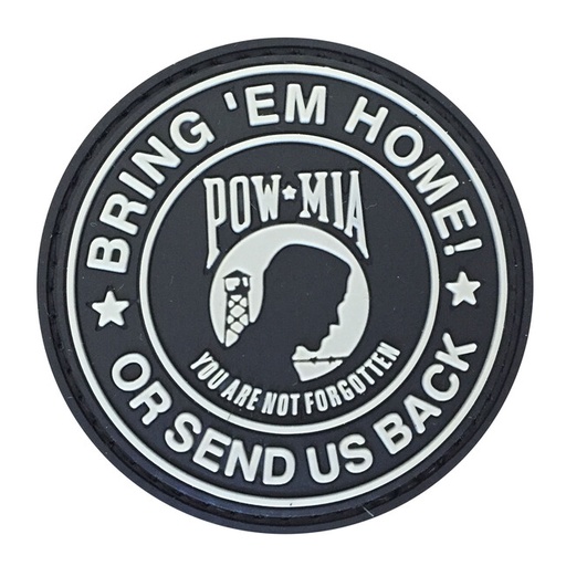 [YANF-BK] Tsno Bring Them Home or Send us back.You are not forgotten PVC Patch Black