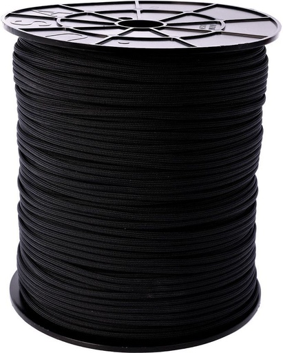[RG1215S] Atwood Rope MFG Parachute Cord Black Spool