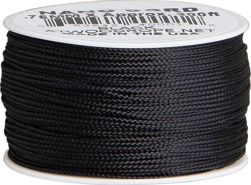 [RG1037] Atwood Rope MFG Nano Cord Black