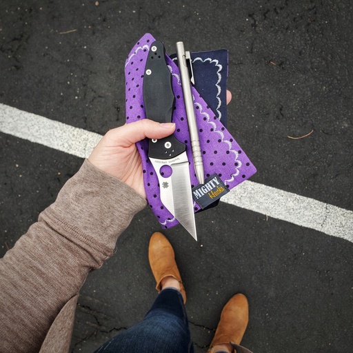 [Purple Speckles] Mighty Hanks Purple Speckles Mighty Mini with Microfiber