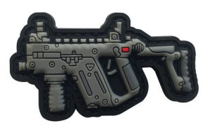 [Patch-GUN-YDH] TSNO 3D GUN PVC PATCH