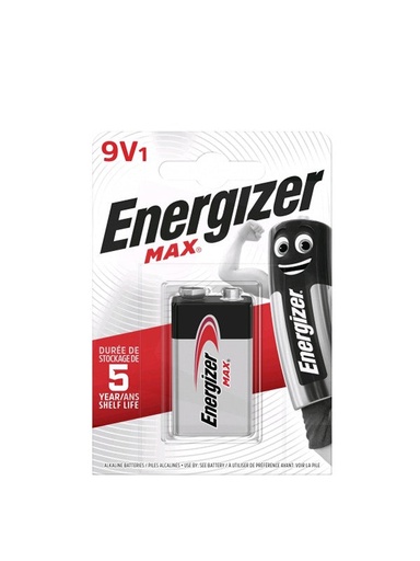 [8888021200171] Energizer BATTERY MAX 9V1PCS