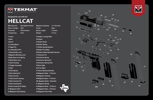 [TEK-R17-HELLCAT] Tekmat Hellcat