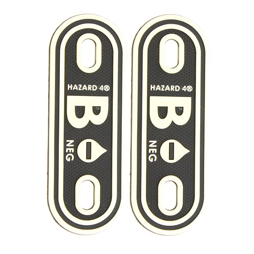 [PAT-BLD-B-NEG-YLO] Hazard4 Blood Type Marker B- (Glow in the Dark)