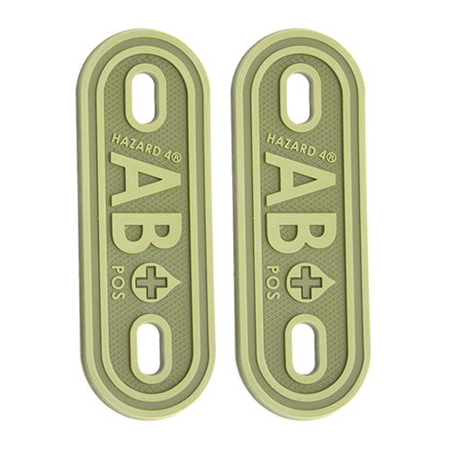 [PAT-BLD-AB-POS-GRN] Hazard4 Blood Type Marker AB+