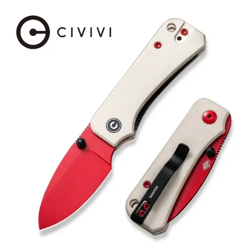 [C19068S-7] CIVIVI Baby Banter Ivore G10 - Red