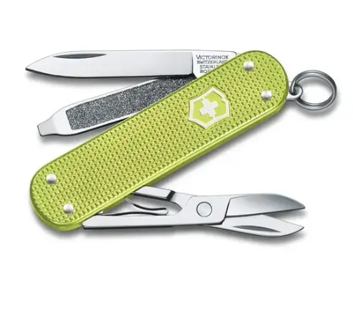 [0.6221.241G] Victorinox Classic Alox Lime Twist