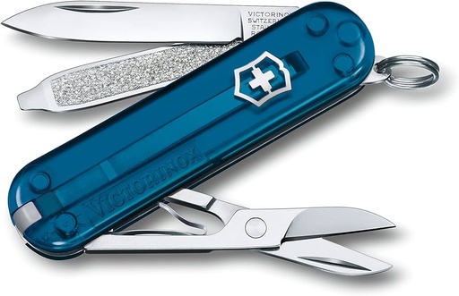 [0.6223.T61G] Victorinox Classic SD Transparent Sky High