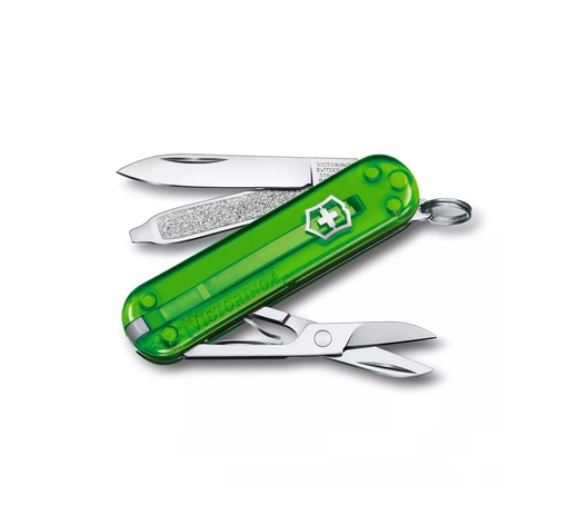 [0.6223.t41g] Victorinox Classic SD Transparent in Green Tea