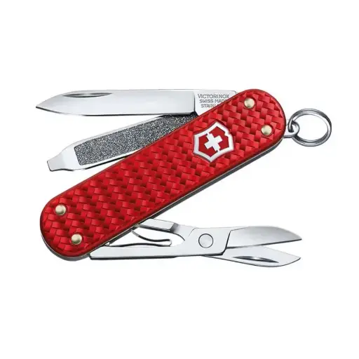 [0.6221.401G] Victorinox Classic Precious Alox ICONIC RED