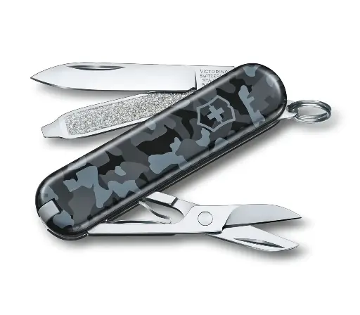 [0.6223.942] Victorinox Classic SD Printed in Navy Camouflage