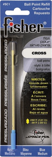 [FP142112] Fisher Space Pen Blue Ink Refill Medium Point