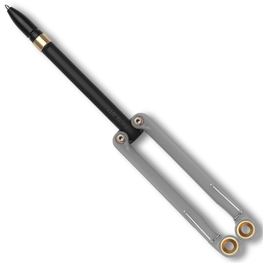 [YUS114] Spyderco BaliYo Flip Pen - Heavy-Duty, Gray/Black