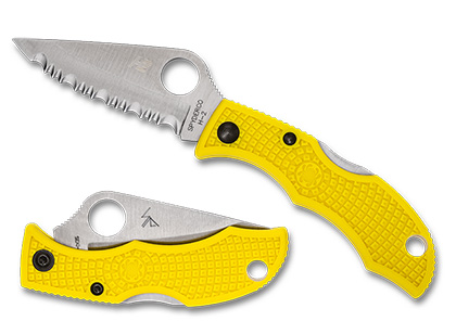 [LYLS3] Spyderco LADYBUG 3 SALT FRN YELLOW