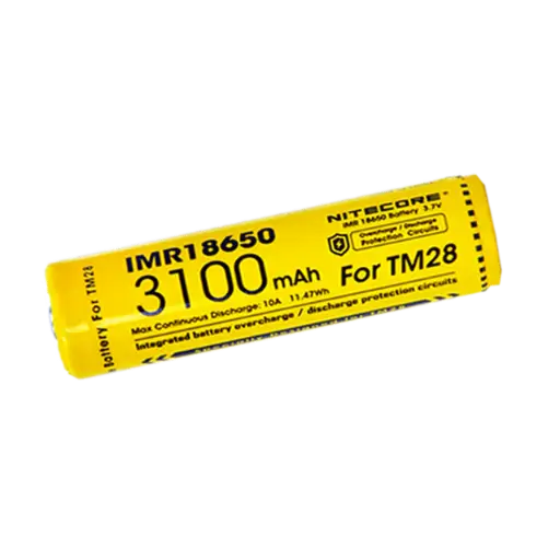 [6952506492220] Nitecore Battery IMR18650 for TM28