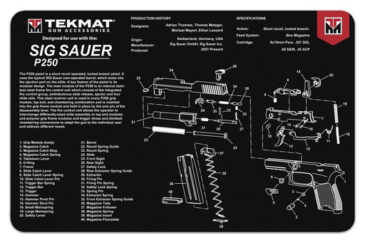 [TEK-R17-SIGP250] Tekmat Sig Sauer® P250® 