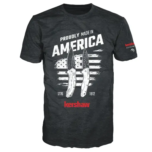 [SHIRTAMERICAXXL] Kershaw T-SHIRT - AMERICA XXL ( Gray )