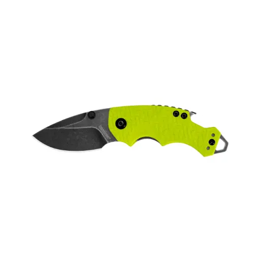 [8700LIMEBW] Kershaw SHUFFLE - LIME GREEN, BLACKWASH
