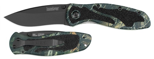 [1670camo] Kershaw BLUR - ALUM CAMO/BLK Discontented 