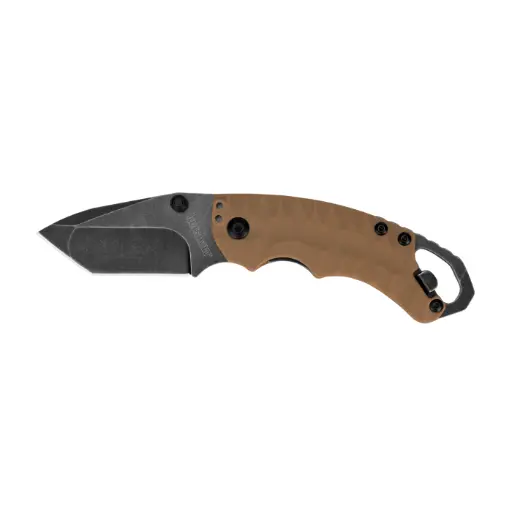[8750ttanbw] Kershaw Shuffle II - Tanto, Tan & BlackWash