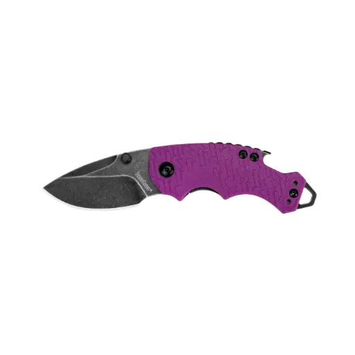 [8700PURBW] Kershaw Shuffle - Purple, BlackWash