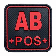 [FABP-RD] Tsno Square AB POS PVC Patch Red