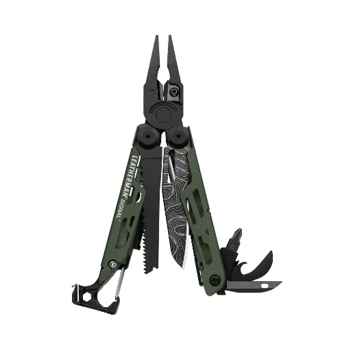 [832692] Leatherman Signal Green Topo 